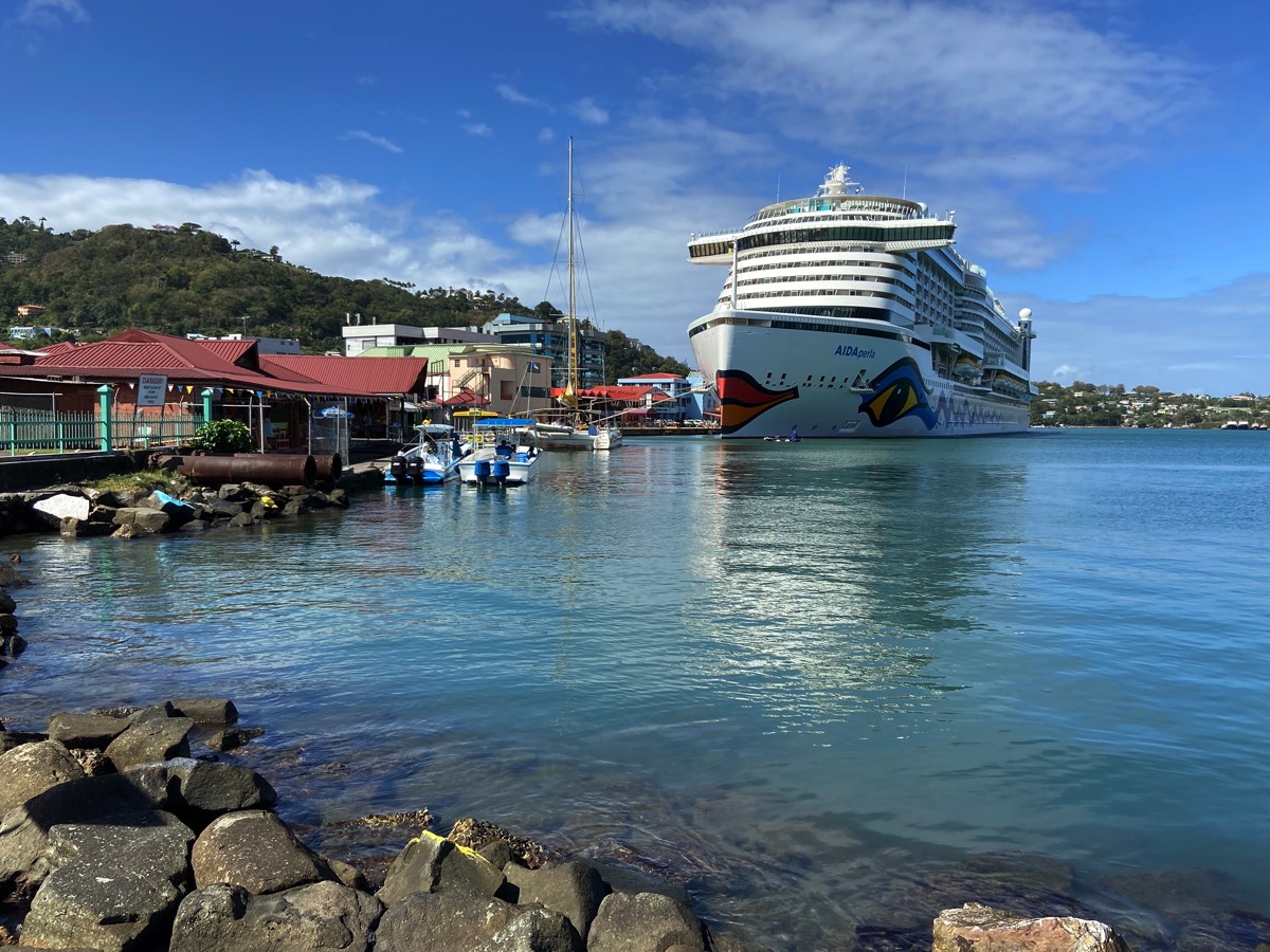 Hafen von Catries St. Lucia