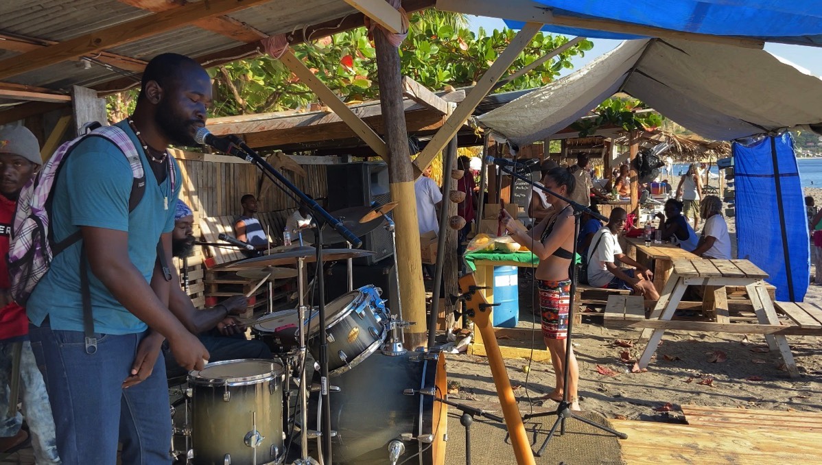 Caribean Band am Mero Beach
