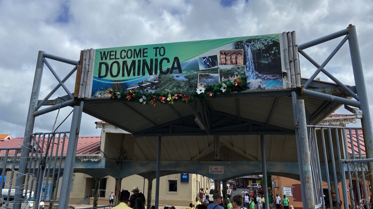 Dominica Anlege Port in Roseau